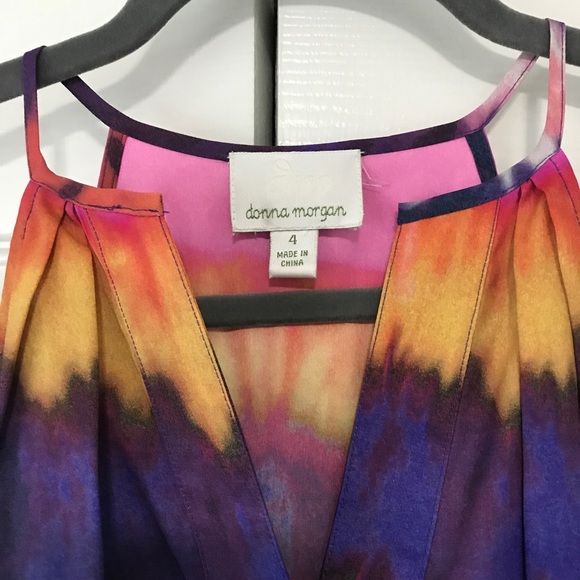 NWT Donna Morgan Tie Dye Dress - Picture 4 of 5
